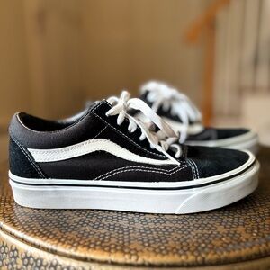 Vans Black and White Old Skool Sneakers